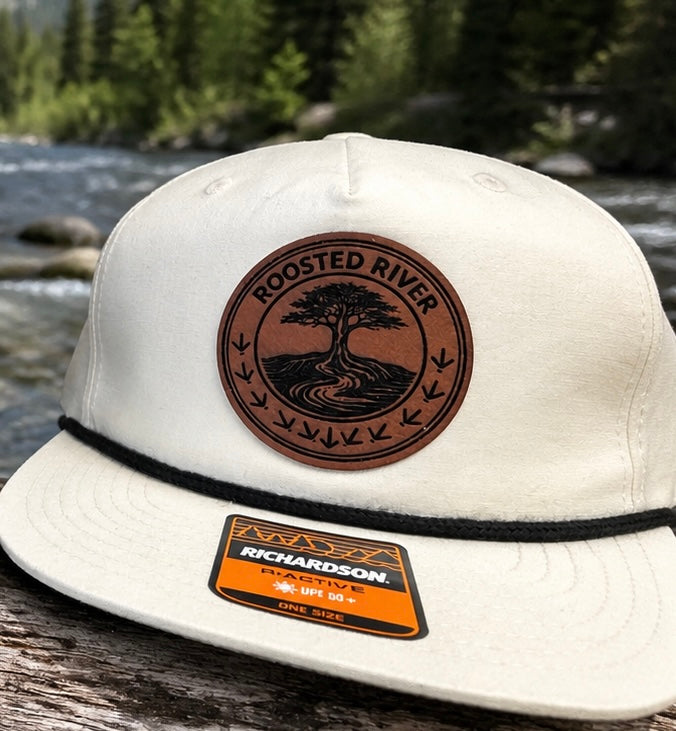 Roosted River Birch Patch Logo Hat