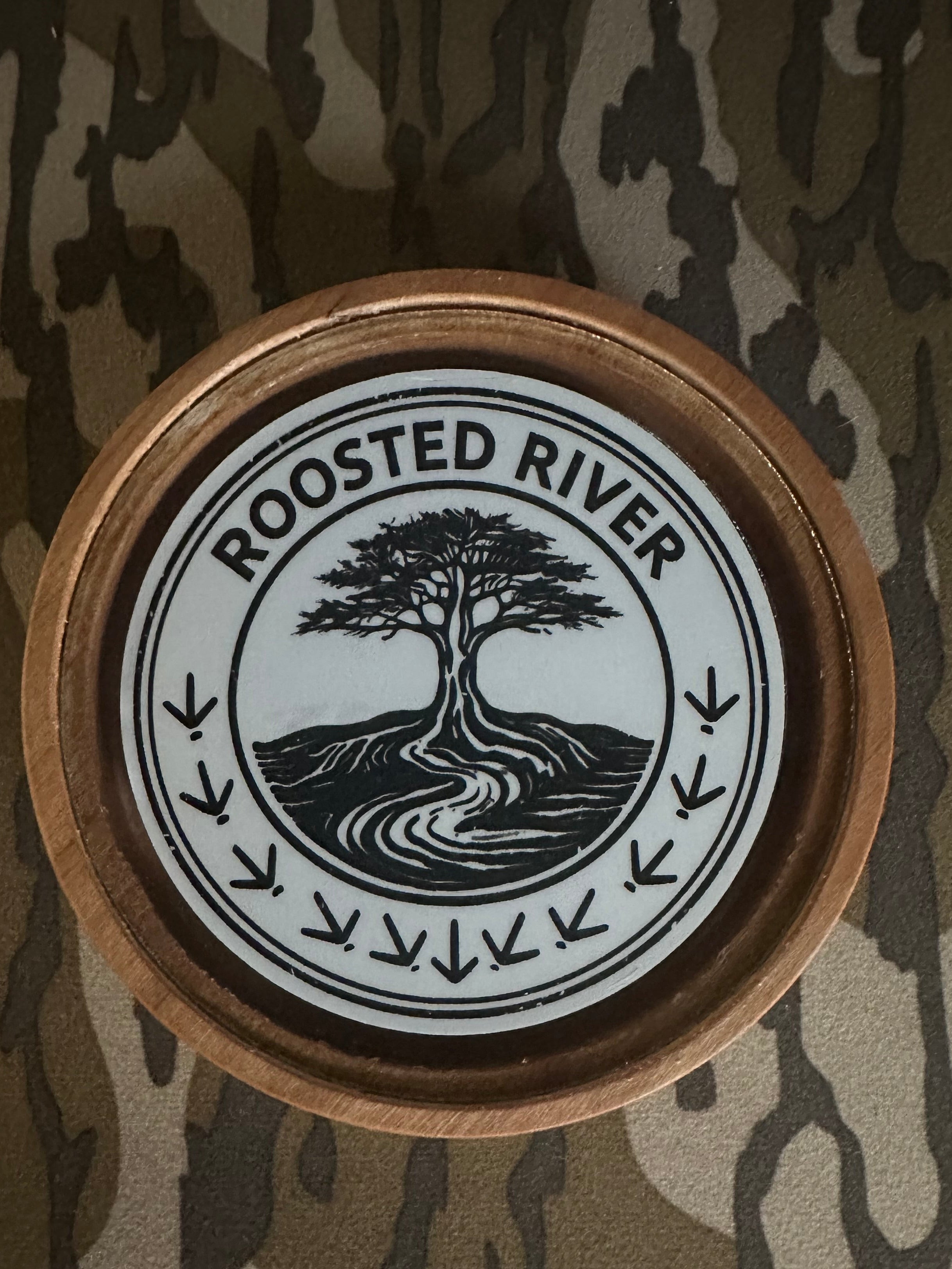 Roosted River Signature Logo Friction Call